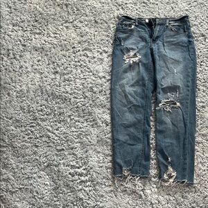 Distressed Blue Women's Jeans